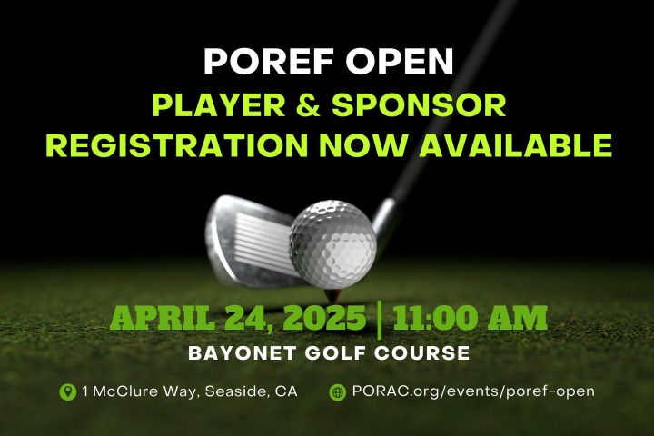 POREF Open Registration NOW AVAILABLE