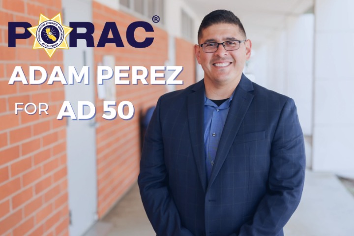 PORAC Proudly Endorses Adam Perez for California Assembly District 50