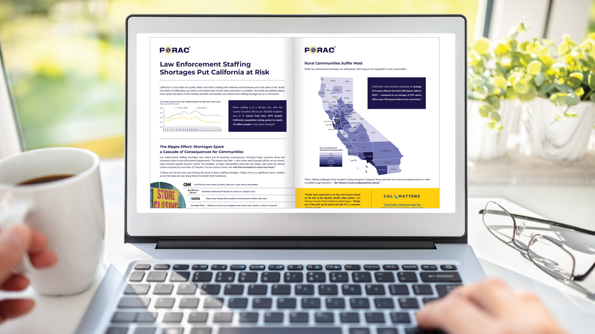 PORAC Issues Updated Research Brief Based on Newly Released Police Staffing Numbers