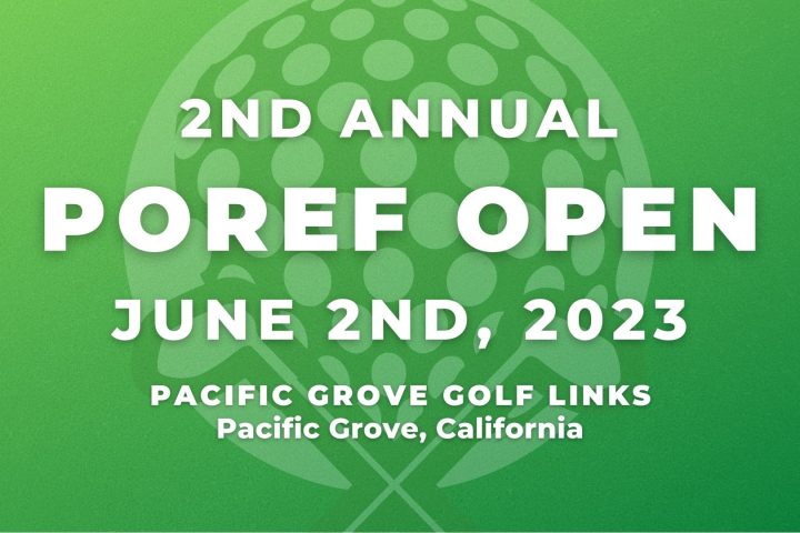 Registration Now Open for the 2nd Annual POREF Open Golf Tournament