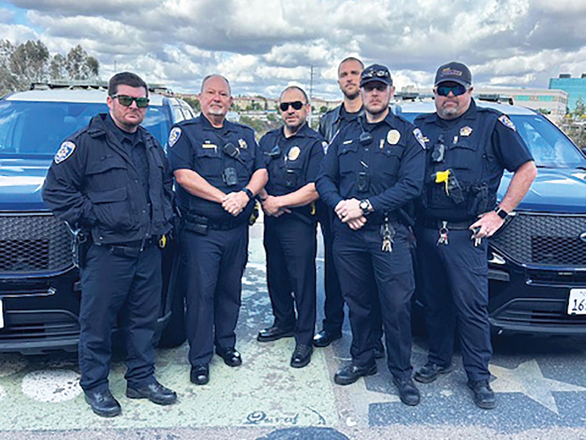 feature-a-salute-to-school-resource-officers-1-Officer-Caleb-Arnold-with-fellow-members-of-his-San-Diego-Unified-School-District-Police-squad